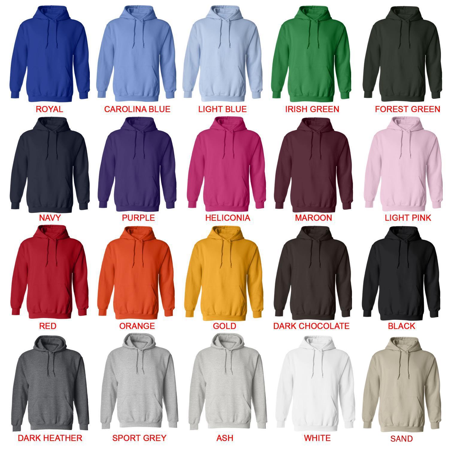 hoodie color chart - Grimm Merch
