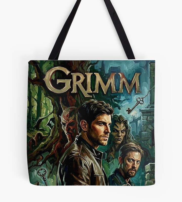 Grimm Monsters Broadstroke Procedural Art Tote Bag