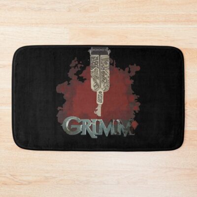Grimm Key Red Vintage Bath Mat
