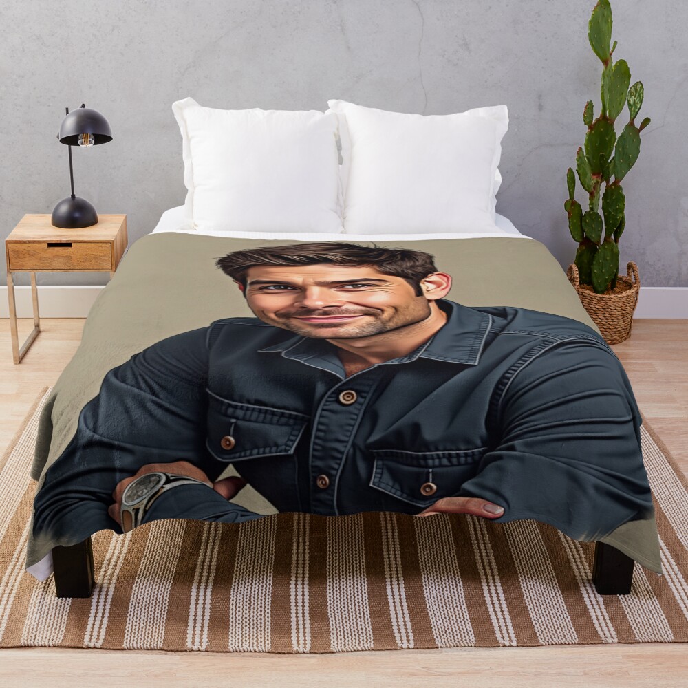 Grimm By Nature David Giuntoli Edition Throw Blanket