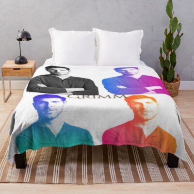 Nick Burkhardt Grimm Throw Blanket