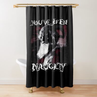 Grimm Krampus Shower Curtain