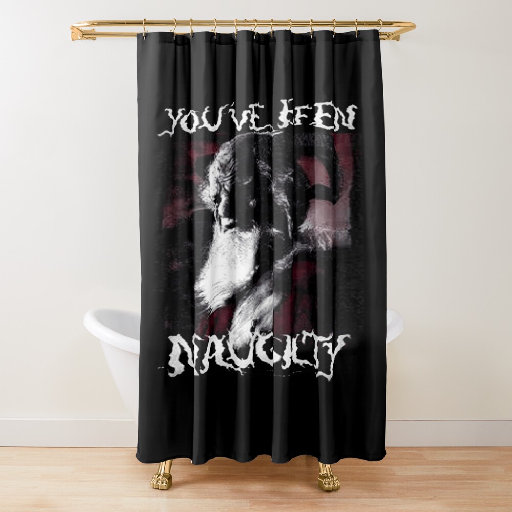 Grimm Krampus Shower Curtain