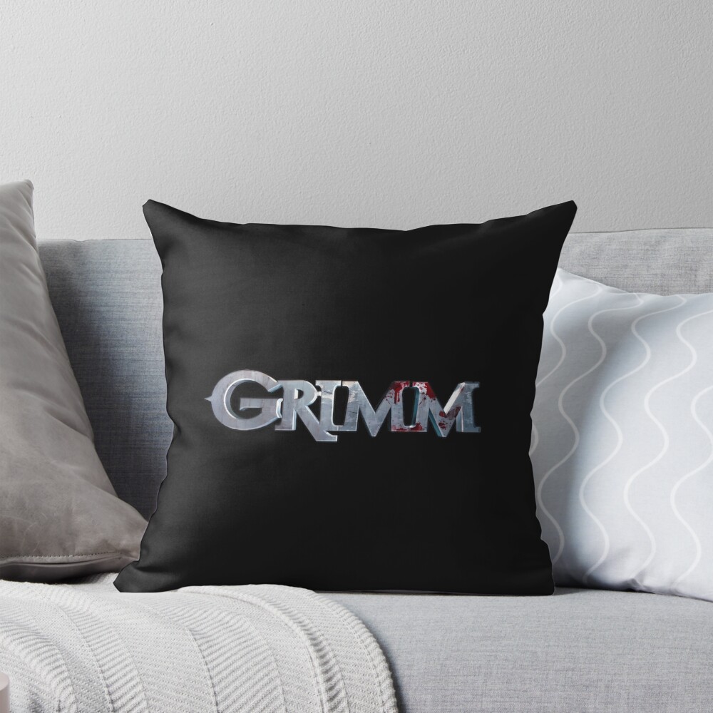 Grimm Logo Bassic Throw Pillow