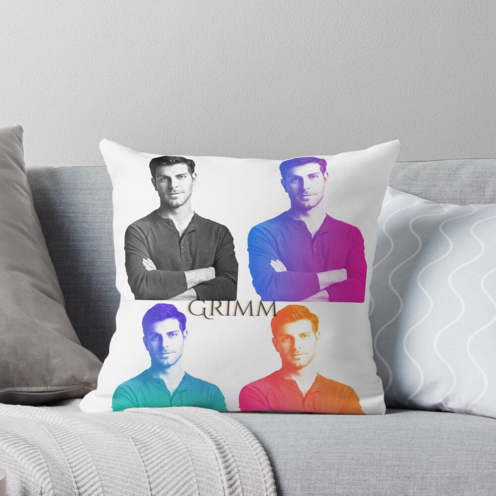 Nick Burkhardt Grimm Throw Pillow
